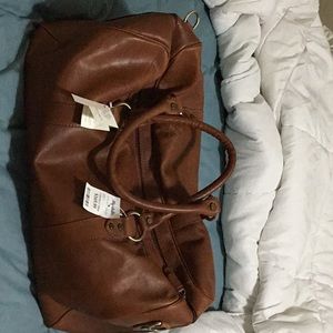 I Medici Leather Weekend Duffle